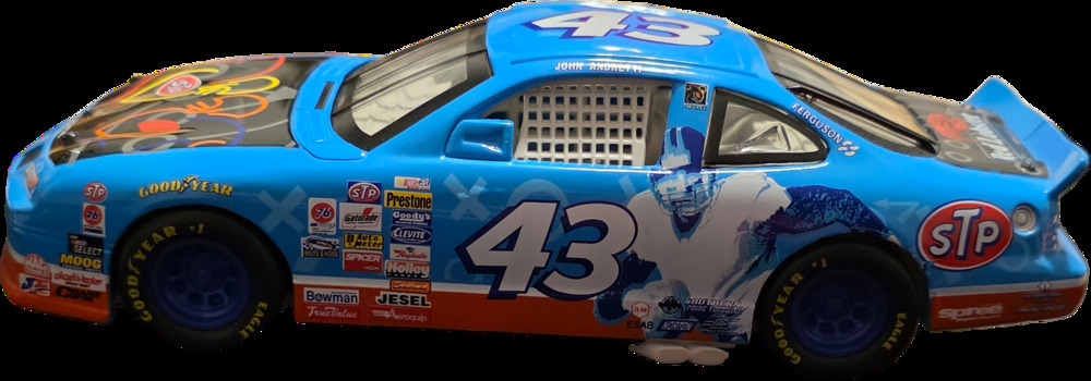 John Andretti #43 STP Red Lobster Light Blue Pontiac 1:24 Loose Hot Wheels